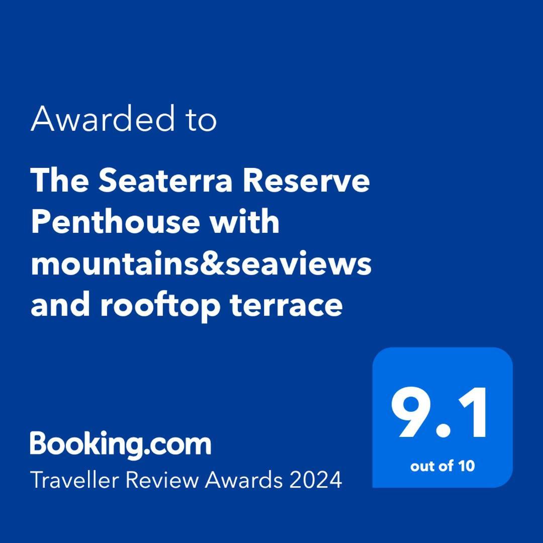 The Seaterra Reserve Penthouse With Mountains&Seaviews And Rooftop Terrace Akanthou Zewnętrze zdjęcie